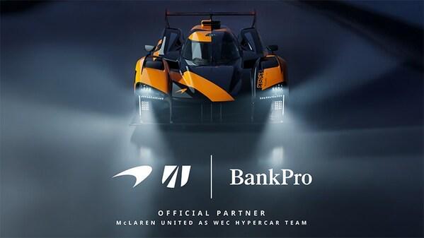 皇冠体育官方网站-BankPro宣布与迈凯轮耐力车队在世界耐力锦标赛中的合作